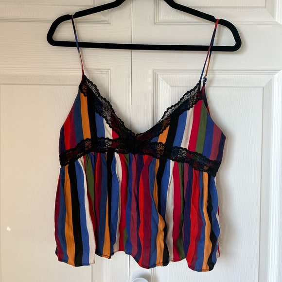 Striped Spaghetti Strap - Picture 1 of 2